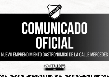Comunicado Oficial sobre el nuevo emprendimiento gastronómico de la Calle Mercedes